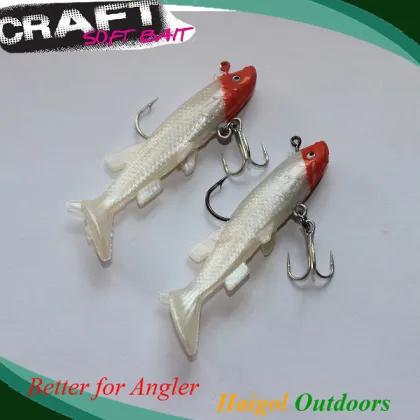 Wholesale fishing lure part sea bass fishing fish UV painting fish