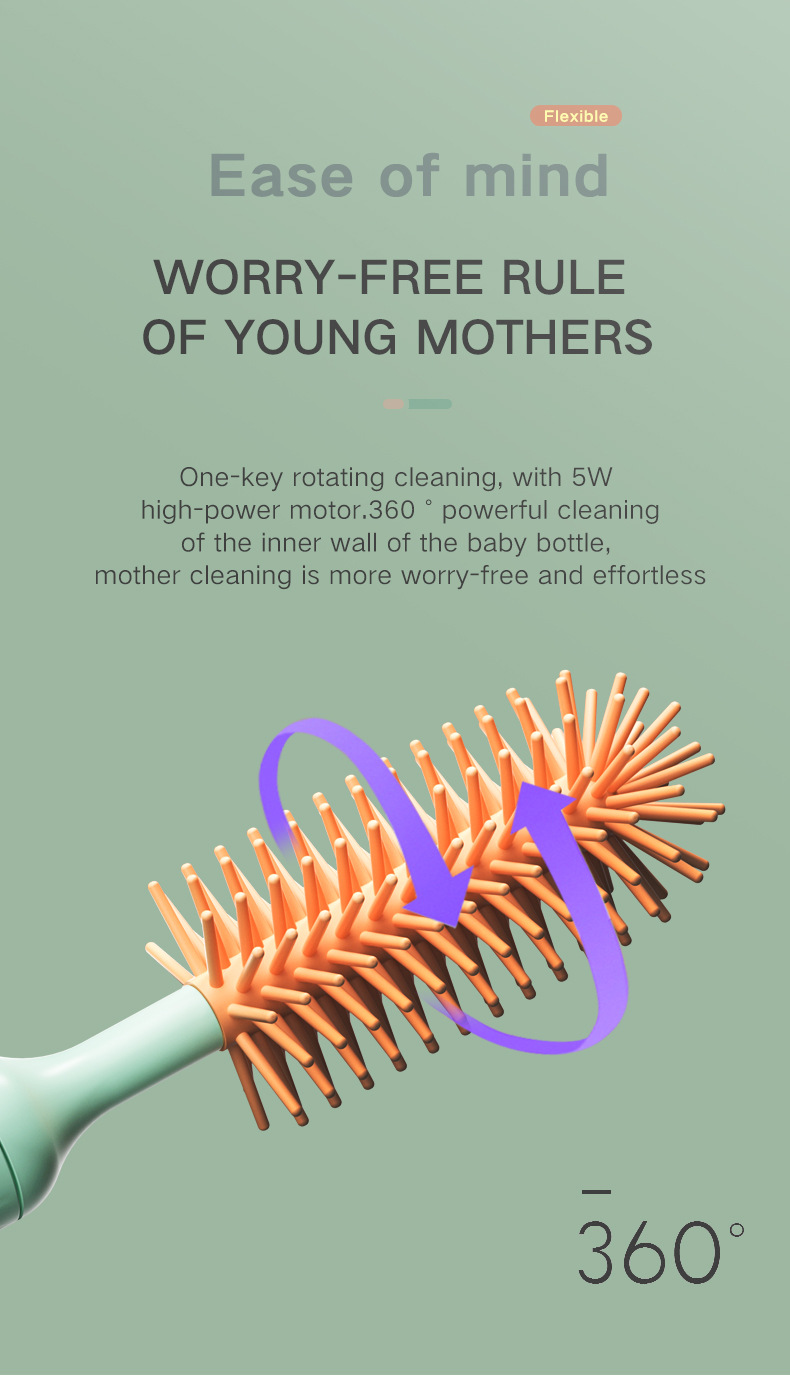 silicone bottle brush MFZ-BB005