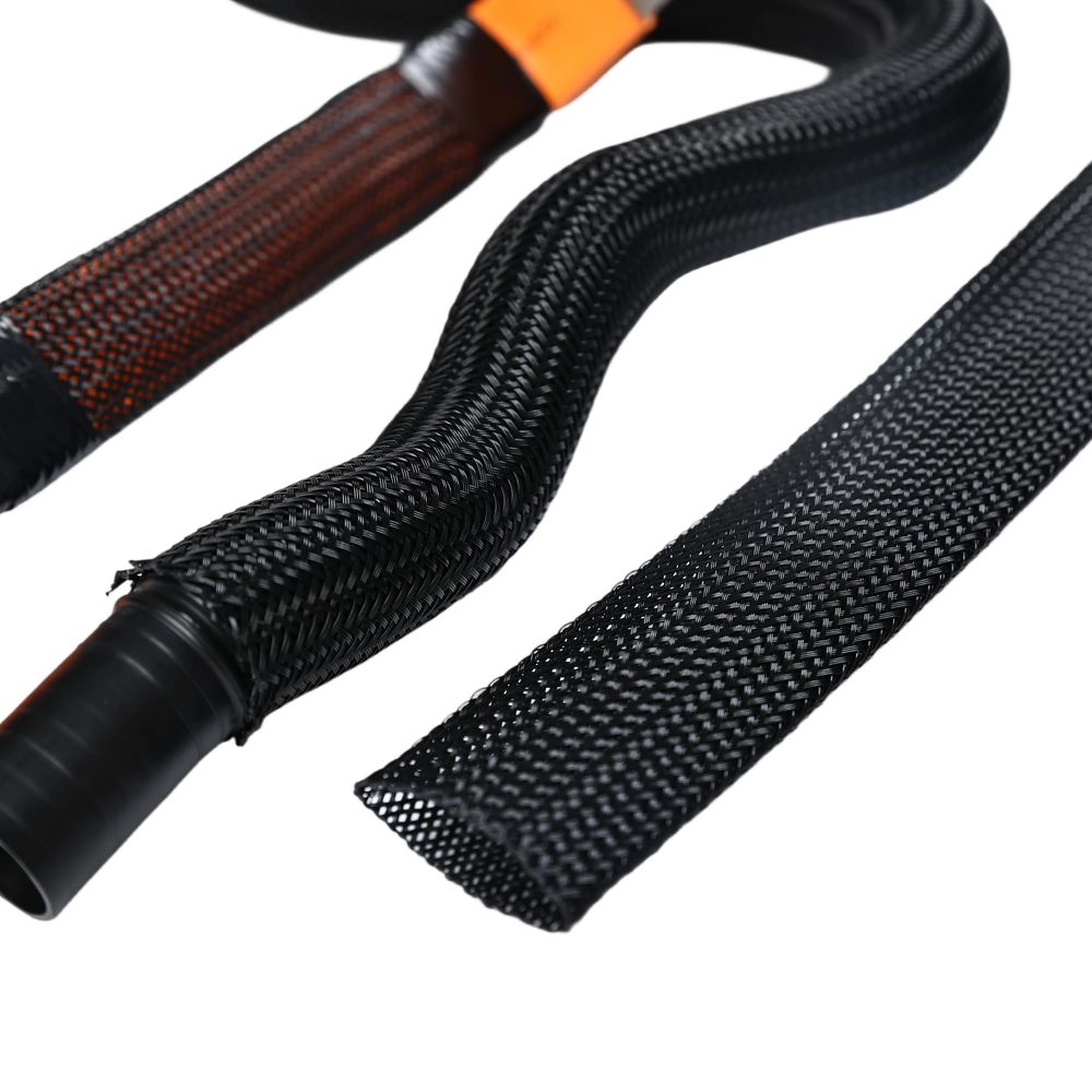 Wire protective braided sleeve