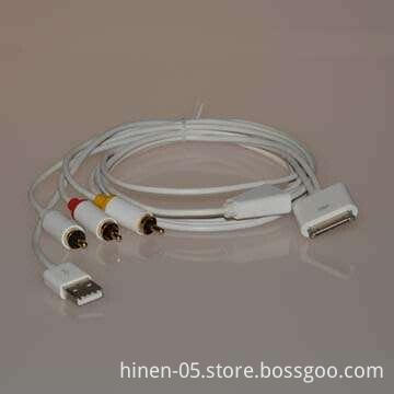Dock Connector To Component Av Cable With Usb, Connects Your Devices ...