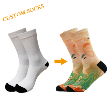 Custom Logo Printed Socks: On-Demand Printing for Men and Women