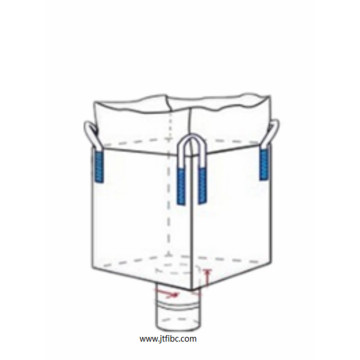 Duffle top discharge Circular jumbo bag