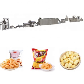 Cheese Ball Snacks Extrusion Machine: Puffed Corn Rice Cereal Snacks Food Making Equipment