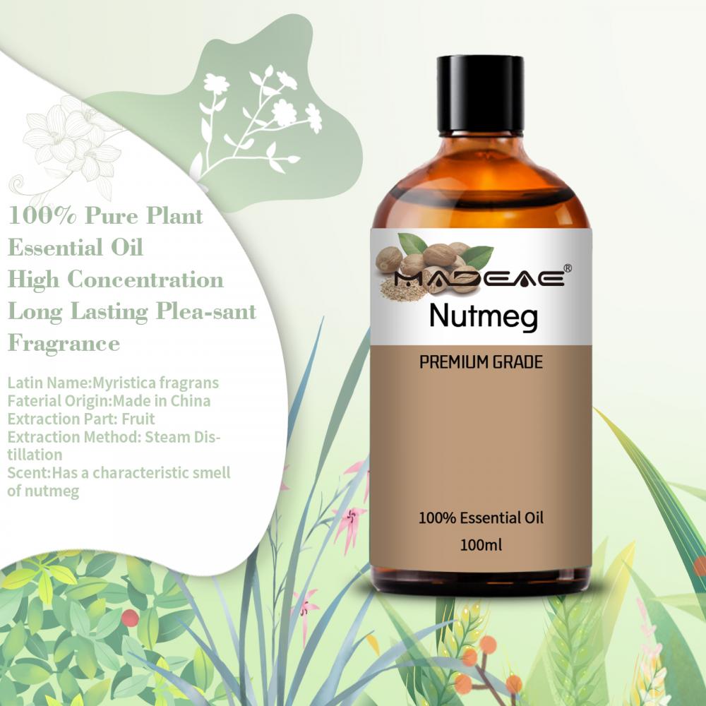 Aromatherapy Essential Oil Therapeutic Grade Body Oil Natural Nutmeg Essential Oil