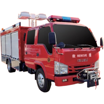 Isuzu 600P equipment fire truck