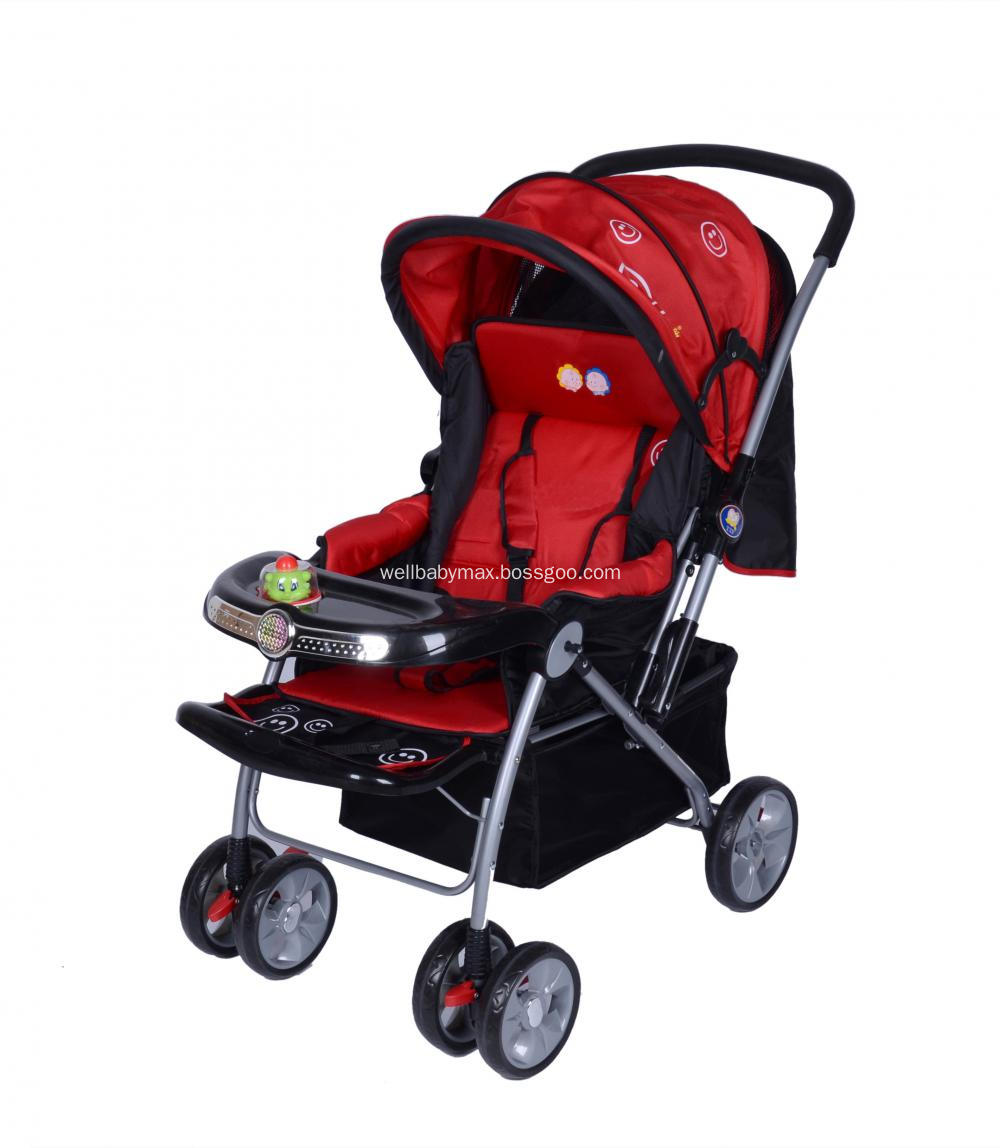 Luxury Reversible Handle Bar Baby Stroller