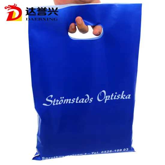 Ecological Die Cut Plastic Bag