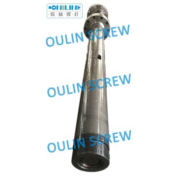 OZM80 Conical Type Single Screw and Barrel for Recycled HDPE, LDPE Film Pelleting