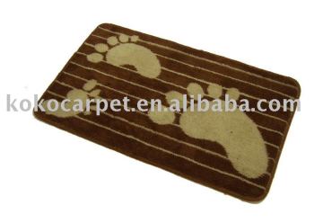 Modern " FOOT" Indoor Rug Bathroom Mat/doormat