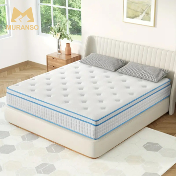 Luxury Hotel Super Soft Roll Up Memory Foam Queen/King Size Spring Mattress