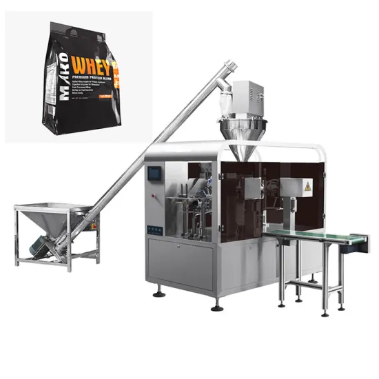 Rotary Premade Bag Protein Powder Packing Machine