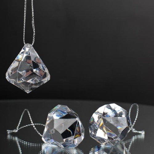 Crystal akrilik berlian sebagai Centrepieces perkahwinan