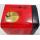 Red Colour TeaTin Box with Black lid