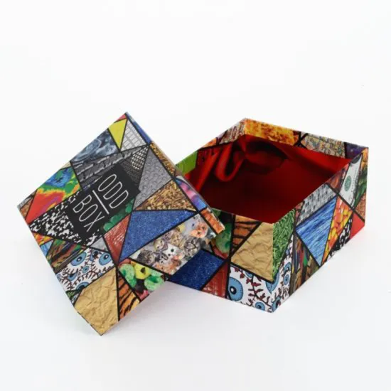 Wholesale CMYK Printed Handmade Paper Birthday Gift Packing