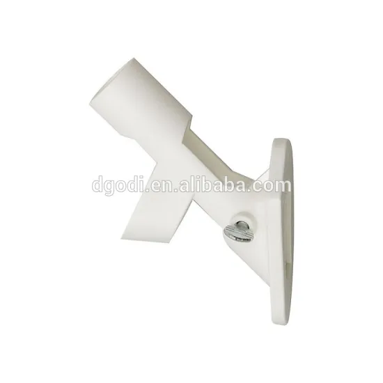 Metal pole clamp bracket for flag
