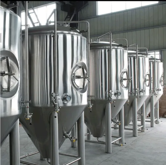 Stainless Steel Jacketed 2000L Fermentation Tank for Beer Production