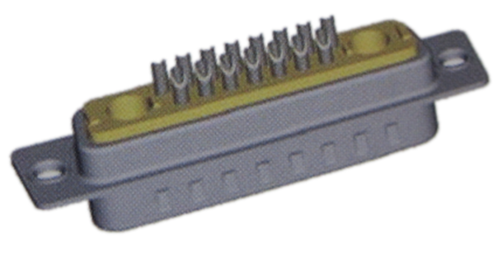 17W2 D-sub Coaxial Male Connector Solder Cup