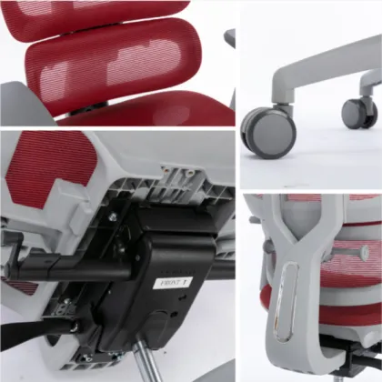 Ergonomic Office Chair with Headrest and Autonomous Ergonomics