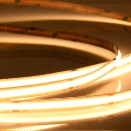 High Cri Cob Led Stripe 12V 24V Single color 420leds/m Flexible COB LED Strip