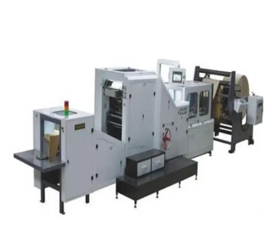 High speed automatic paper bag making Machine