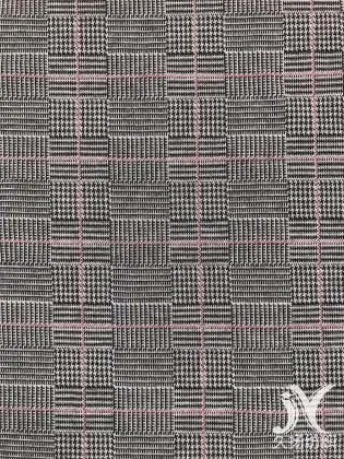 Yarn Dye Plaid Jacquard Knit