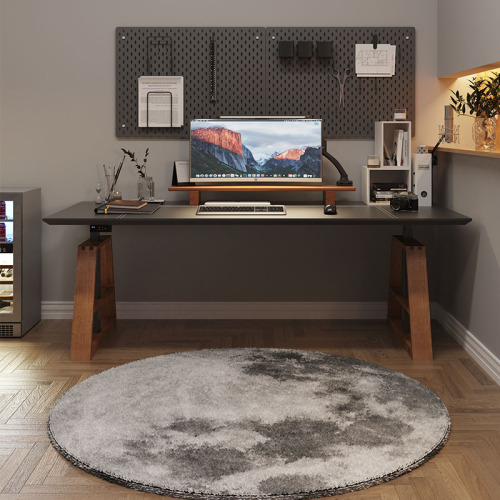 Office Lifting Motorized Wooden Electric Standing Desk