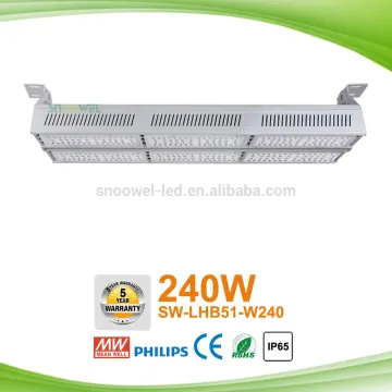 120lm/w 240W Long Life Linear LED High Bay Light with long warranty