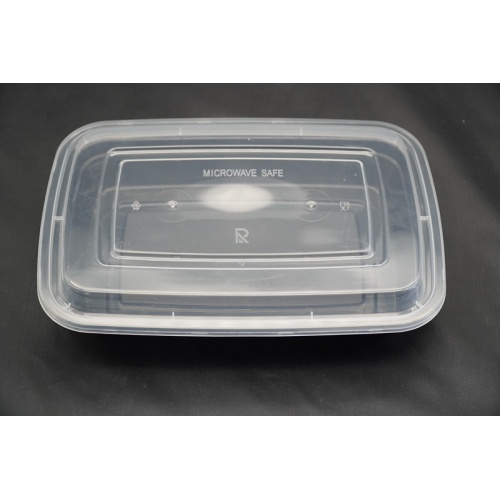 28oz Disposable Plastic Rectangular Containers 28oz square disposable food container Factory