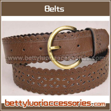 LADIES FASHION PU BELT WITH HOLES