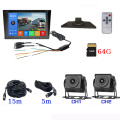 7 inch 2 channel Car Monitor system voice control with Starlight Night Vision camera