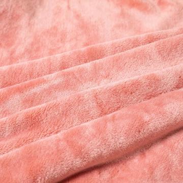 Pure color Plain pink flannel blanket