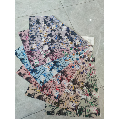 50*50 Viscose Twill Print Fabric For Dress