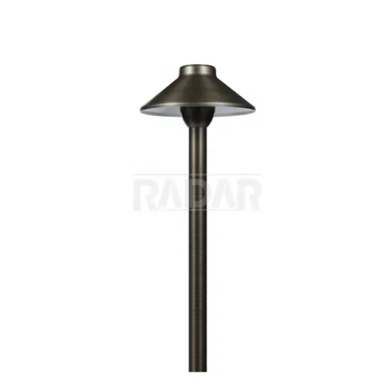 Radar Garden Outdoor Pole Light: 12V AC/DC Low Voltage Pathway Lighting