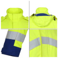 Hi Visibility Safety Clothing Flame Resistant Raincoat