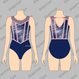 Custom Sparkly Leotards for Gymnastics Competitions