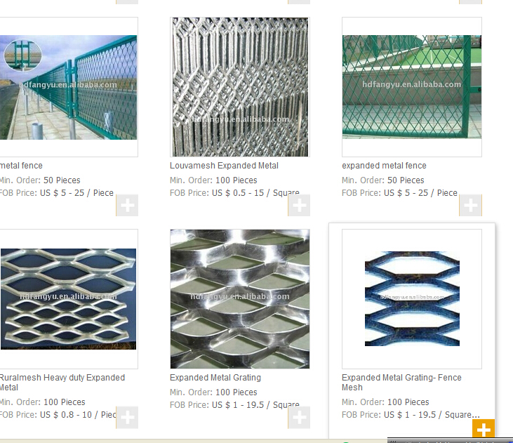 Expanded Metal Fence