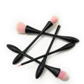 Set di pennelli trucco nero e rosa 5pc