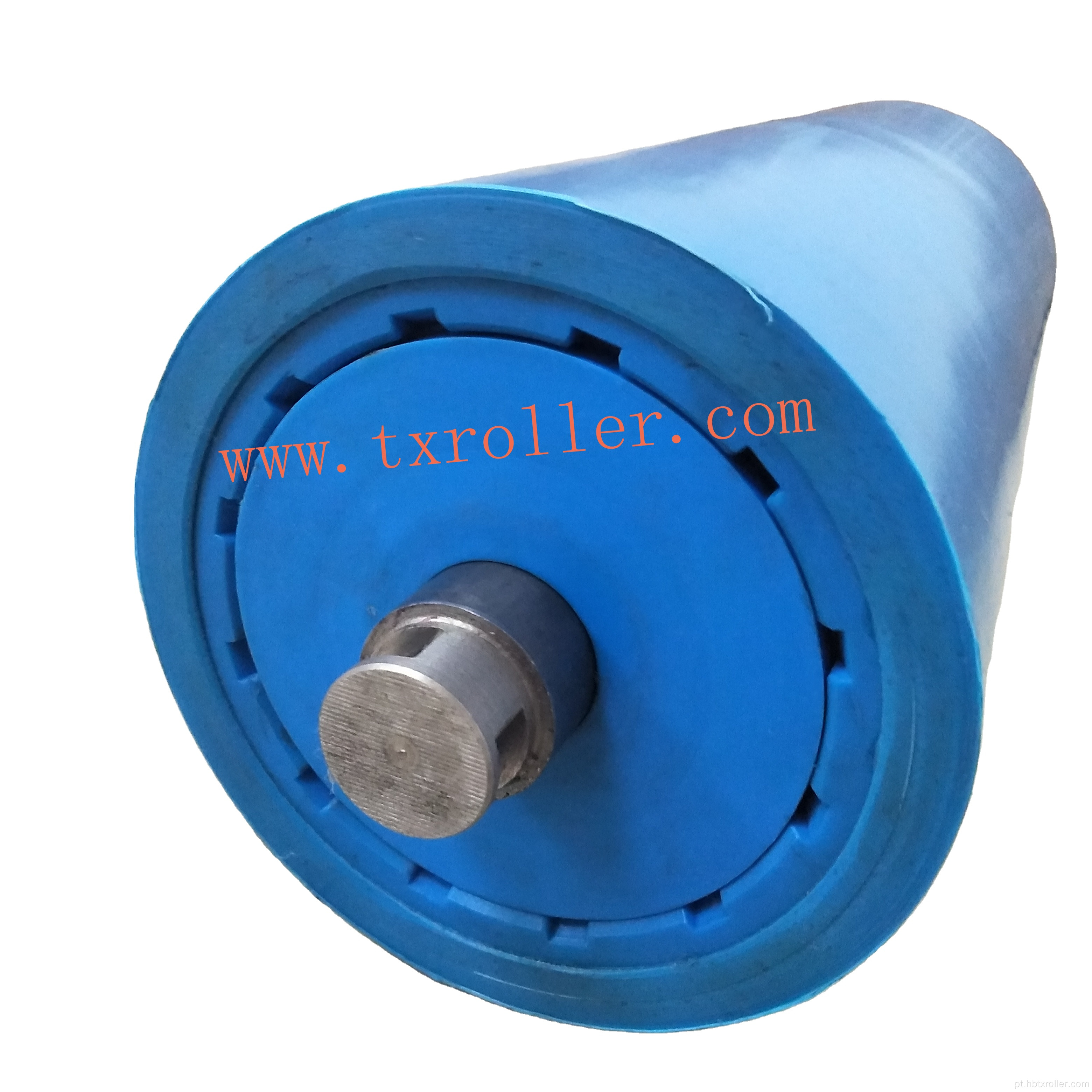 Rolo de rolo de transportador HDPE UHMWPE Roller de plástico