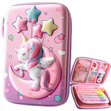 Multi-Functional Waterproof EVA Hard Shell Pencil Case for Kids