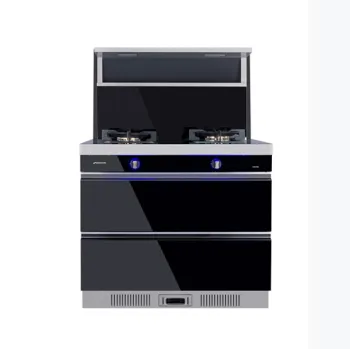 Free Standing Integrated Cooker Combine With Gas Stove