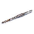 Leopard Print Pattern Stainless Steel Eyebrow Tweezers