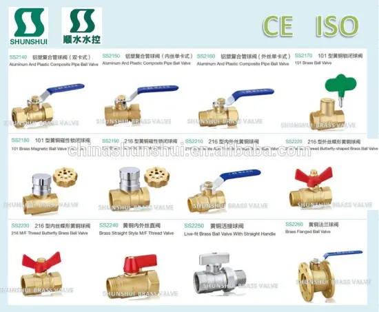 SS2060 206 Brass Full Port Ball Valve