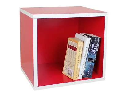 Brown Colored Wood Pattern Cardboard Furniture Bookcase