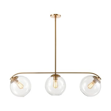 Nordic Gold Glass Ball Pendant Lights for Coffee Shops and Homes