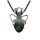 Ruby zoisite 13X18mm Cabs Antique Silver Alloy Spider Pendant for DIY Making Jewelry