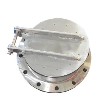 4inch round welded 316 ss stainless steel  flap flapper gate valve