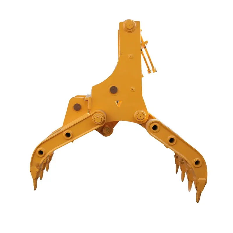 Heavy-Duty Steel Grapple for Industrial Waste Management