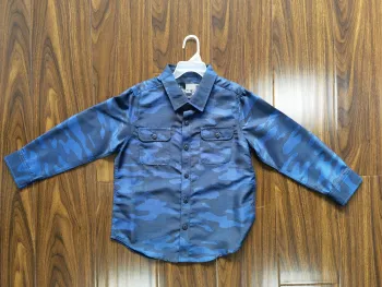 Children's Shirting 100% Cotton Long-sleeve Boys Shirts