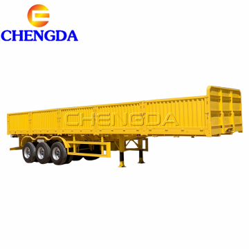 Good Quality 3 Axle Side Wall Semi Trailers