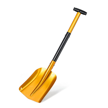 Factory Supply Aluminum Adjustable Snow Folding Shovel for Outdoor Camping